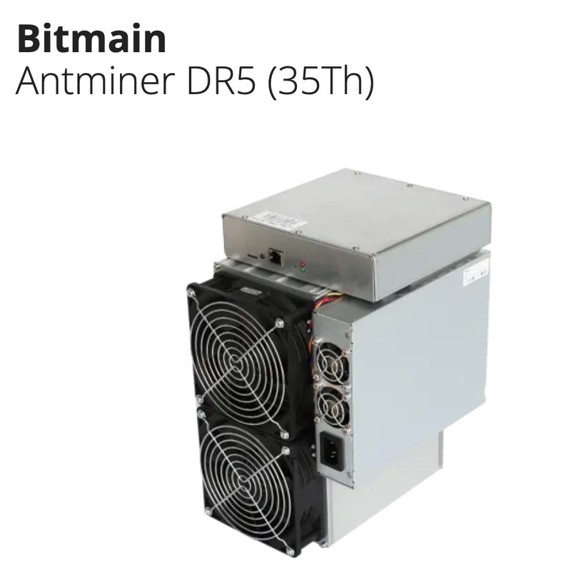 Blake256r14 Asic Bitmain Antminer DR5 34T / H 1800W với PSU
